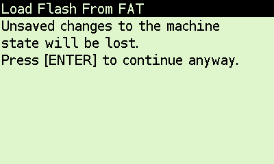 Load Flash From FAT